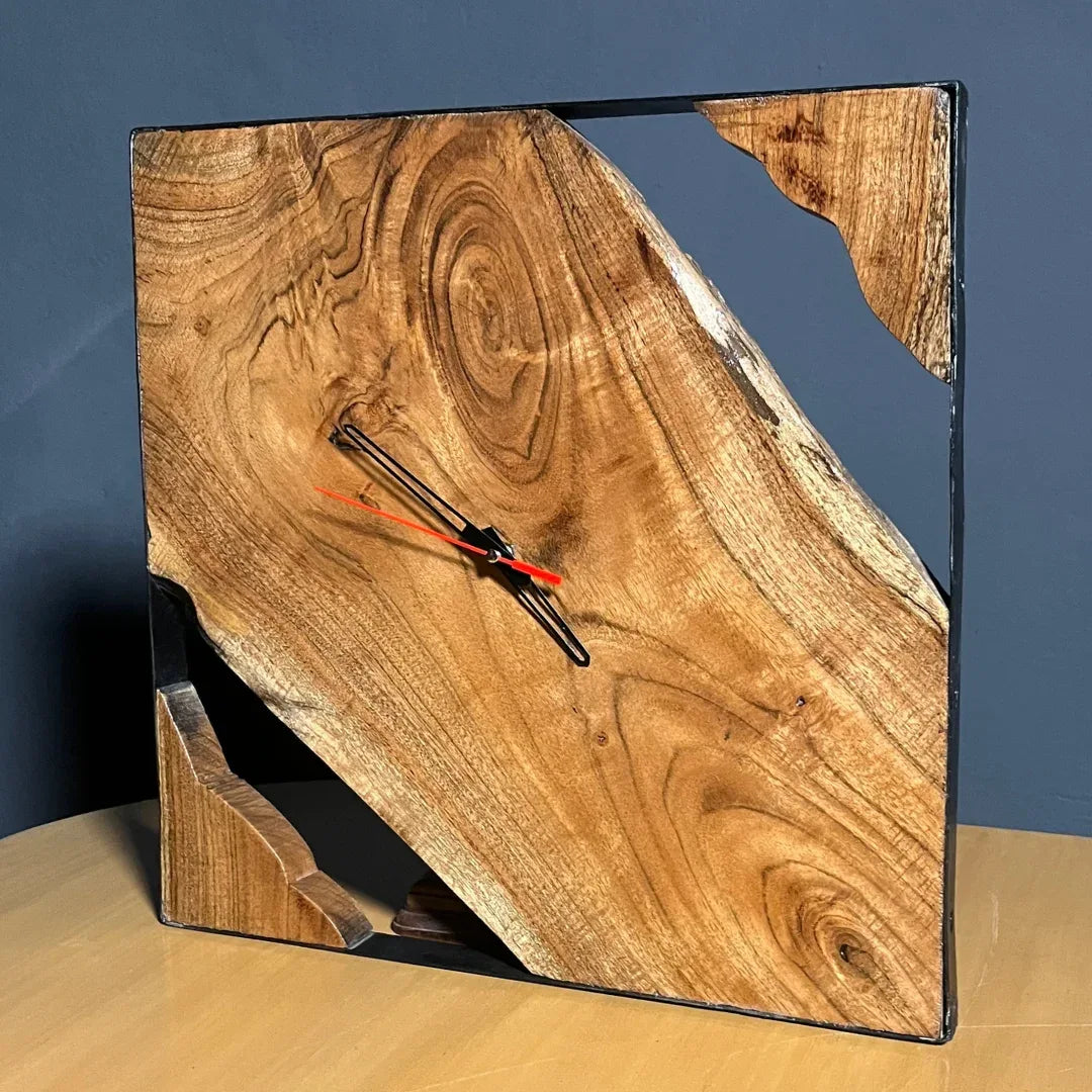 The Bastion Live Edge Clock