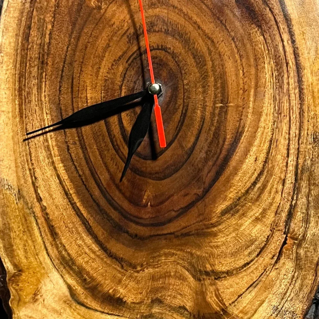The Foundation Live Edge Tabletop Clock