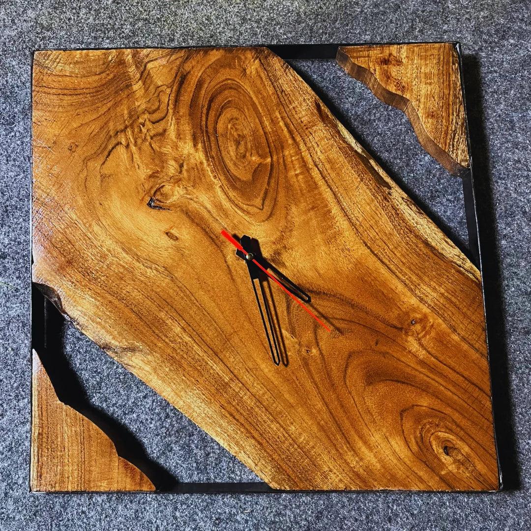 The Bastion Live Edge Clock