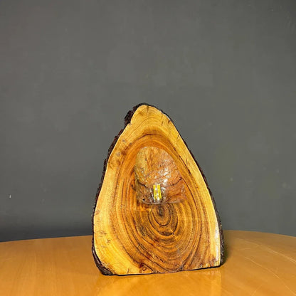 The Summit Lamp – Handcrafted Live Edge Lamp