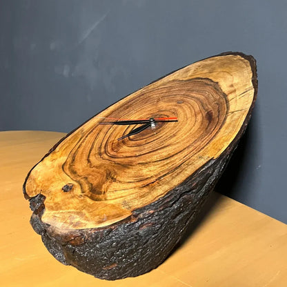 The Foundation Live Edge Tabletop Clock