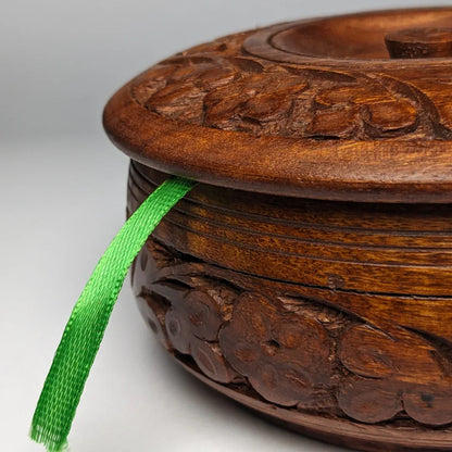 Wooden Tea Mats with Carving Art (Set of 06)